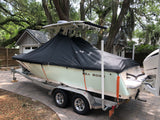 Sea Born LX22 Center Console w/ Top Boat Cover (New Product!)