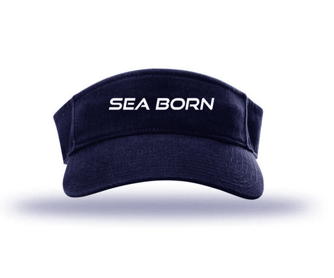 Sea Born - Garment Washed Navy Blue Visor